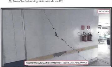 UPA de Londrina apresenta 'extensas trincas' e precisa de uma 'ação emergencial', diz Defesa Civil em relatório