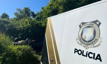 Homem morre em confronto com a PM após fuga na BR-376; no veículo foram apreendidos cerca de 350 Kg de maconha, diz polícia