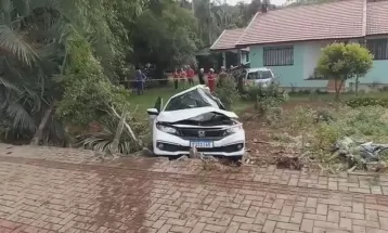 Imagens mostram batida entre carros que matou mãe, filha e neto de 7 anos, em Pato Branco 