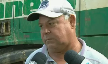 Motorista de caminhão relata ter escapado por pouco de deslizamento na BR-376: 'Se eu tivesse 10 metros para frente a lama teria me engolido'
