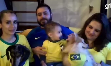 Paranaenses que moram na Croácia apostam em vitória da seleção brasileira: 'Vai dar 3 a 0'