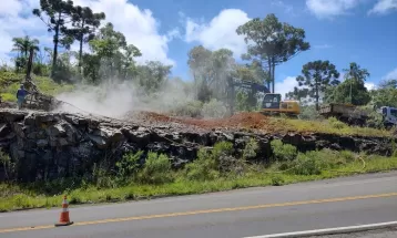 PR-170 é interditada para detonação de rocha; entenda 