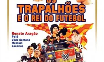 Pelé foi jornalista e goleiro ao lado de Renato Aragão em 'Os Trapalhões e o Rei do Futebol', com cenas no Maracanã; veja imagens