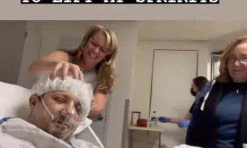 Jeremy Renner mostra novas imagens na UTI após grave acidente e aparece recebendo massagem na cabeça
