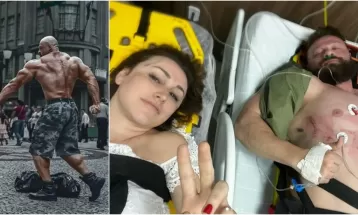 Fisiculturista que filmou a própria queda de balão conta que cilindro pegou fogo: 'Pensei... Vou morrer em uma explosão, queimado'