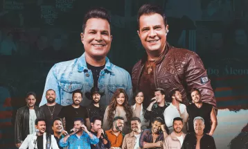 João Neto & Frederico festejam herança de Marília Mendonça na gravação do show '25 anos' em São Paulo