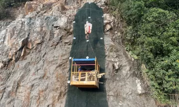 Obras de contenção na BR-277 chegam à fase final em Morretes, diz DER-PR