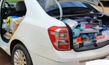 Polícia apreende produtos eletrônicos contrabandeados em Toledo