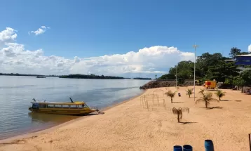 Prainhas do noroeste reaparecem após cheia do Rio Paraná de quase 6 m de altura; veja fotos