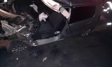 Mulher morre em acidente entre carro e ônibus na PR-160, em Imbaú