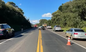 Jovem de 25 anos morre após acidente entre carro e motocicleta em Prudentópolis