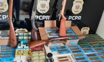 Polícia encontra mais de 6 mil munições ilegais em residência e comércio de Arapoti