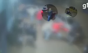 Imagens fortes: Vídeo mostra momento em que homem é morto a tiros em loja de conveniência, em Cascavel