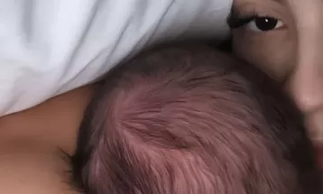 Gabi Brandt dá à luz Beni, seu terceiro filho