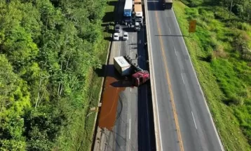 BR-277 entra no terceiro dia interdição parcial no sentido litoral