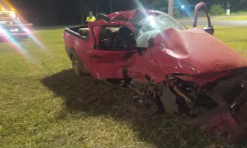 Motorista morre após ser atingido por caminhão em trevo da BR-277, em Laranjeiras do Sul