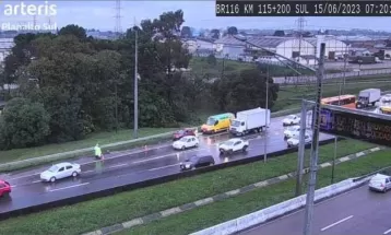 Trecho da BR-116, em Curitiba, é parcialmente interditado nesta quinta (15)