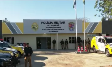 Polícia Militar inaugura sede para reforçar segurança em distritos de Londrina; unidade foi reformada com ajuda de empresários