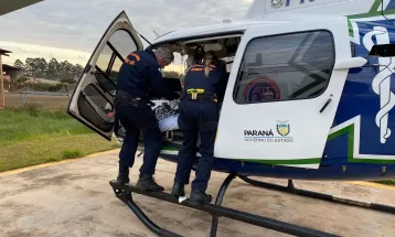 Homens sofrem queimaduras após explosão com gasolina em Mandaguari, diz samu