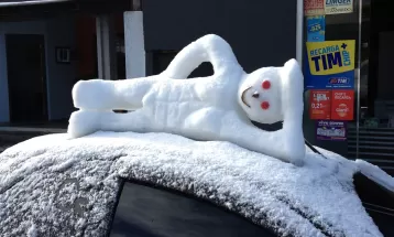 Guarapuava lembra 10 anos da última neve; veja imagens