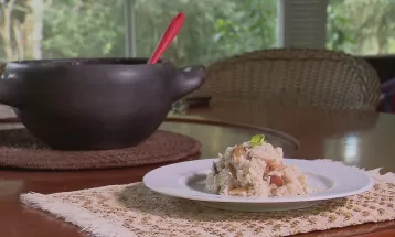 Aprenda a preparar risoto de pinhão, semente símbolo do Paraná