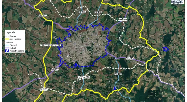 Cascavel terá estudos para implantação de Anel Viário