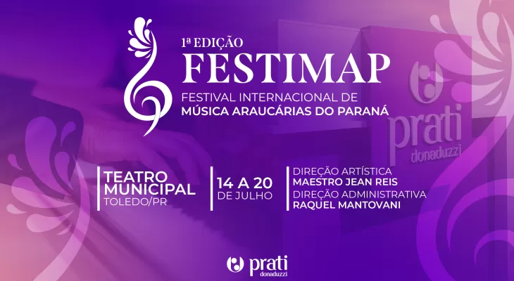 Toledo sedia I Festival Internacional de Música Araucárias do Paraná