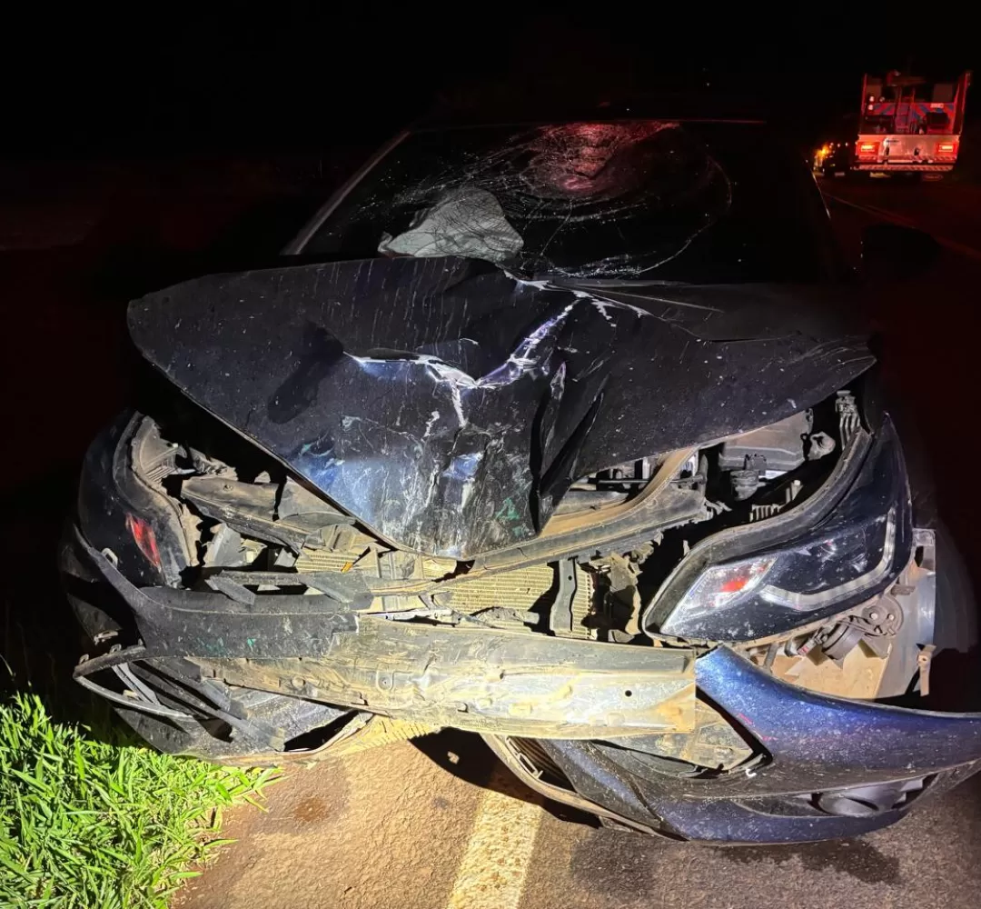 Prefeito de Boa Vista da Aparecida se envolve em acidente com morte na PR-484 em Quedas do Iguaçu