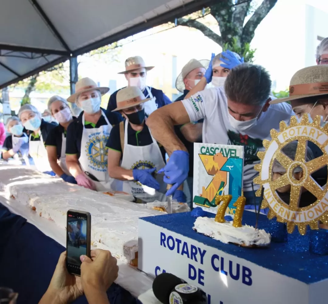 Bolo gigante marcará aniversário de Cascavel no dia 14 de novembro