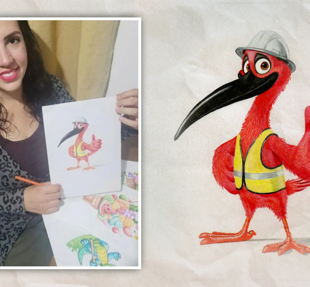 Concurso cultural elege ave Guará como mascote oficial da Ponte de Guaratuba