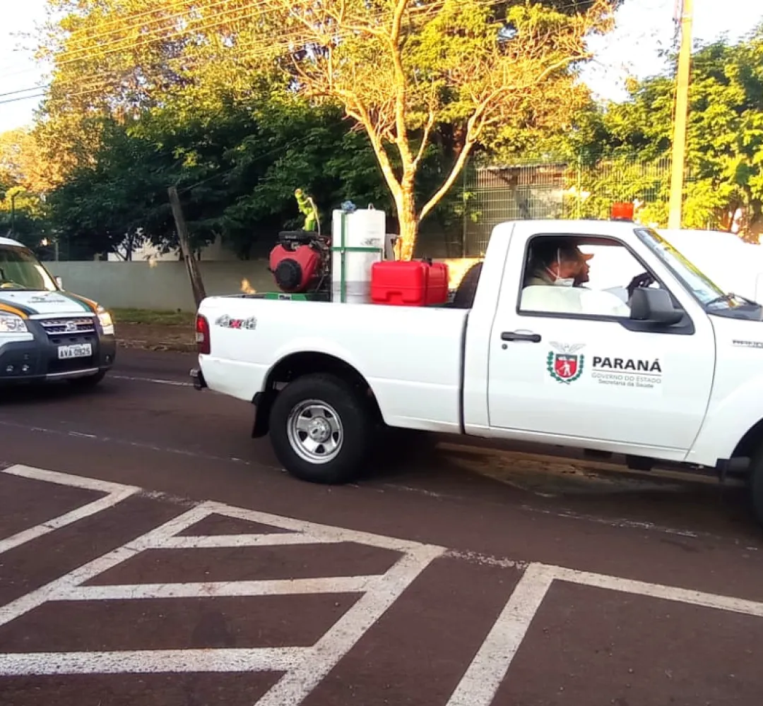 Com possível surto de febre Chikungunya, Cascavel adota fumacê