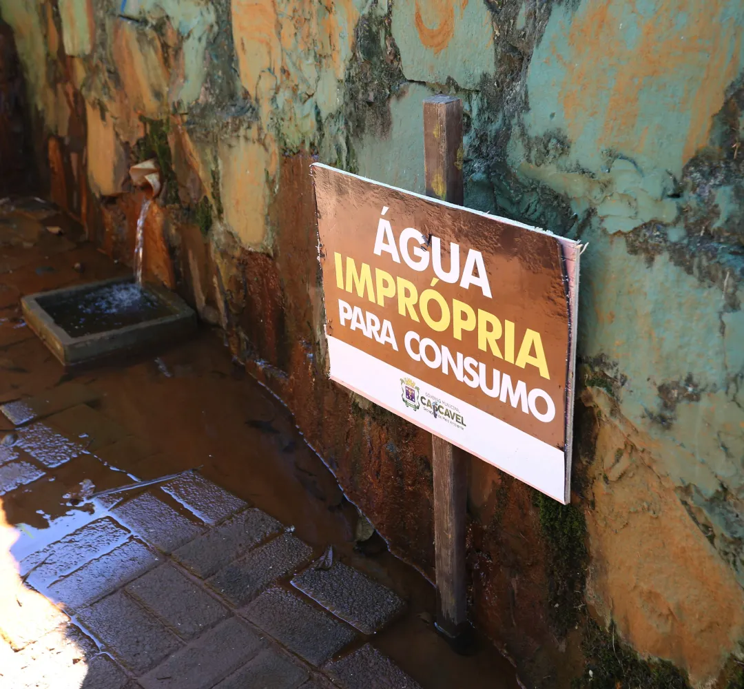 Cascavel é condenada por omitir contaminação de fontes de água