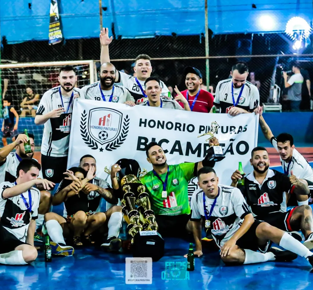 Honório Pinturas entra para a história com o bicampeonato da Copa Floresta de Futsal