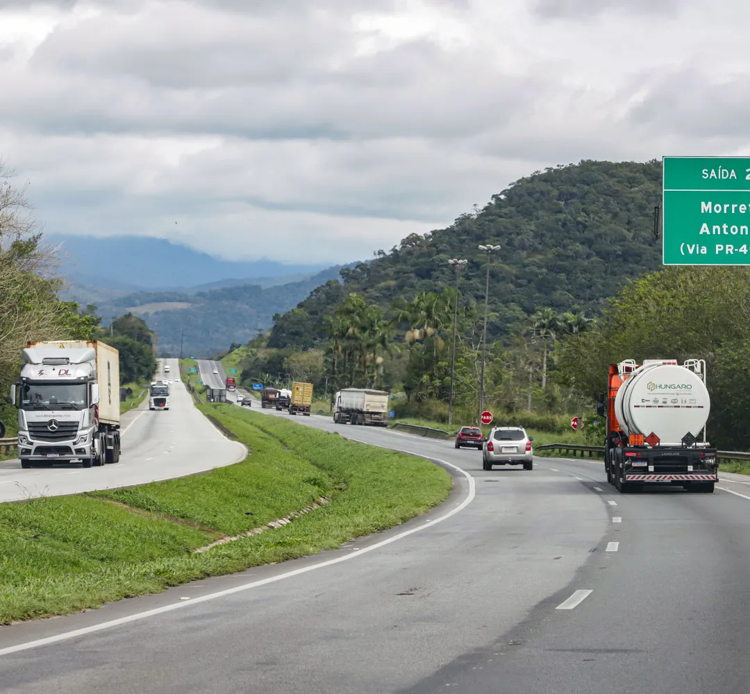 Financiamento garante duplicação e ampliação da BR-277 na Serra do Mar