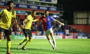 A bronca com o erro grave no jogo entre Paraná Clube e Cascavel