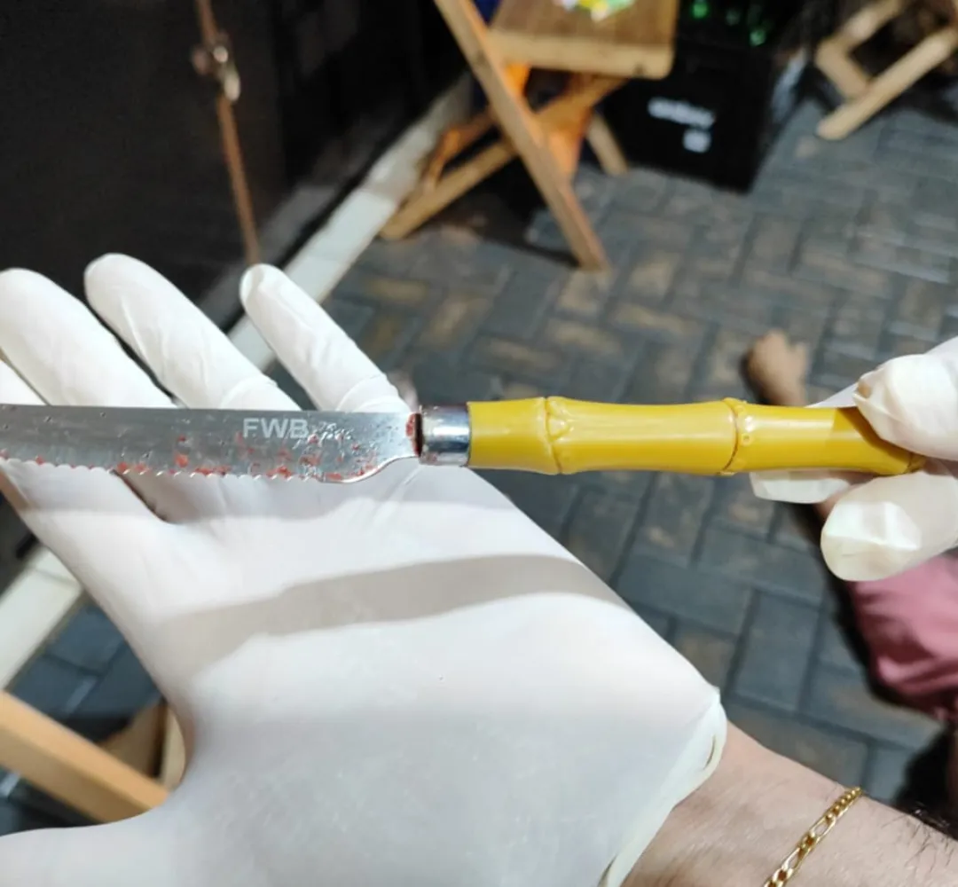 DH divulga foto da faca usada em crime no bairro Períolo