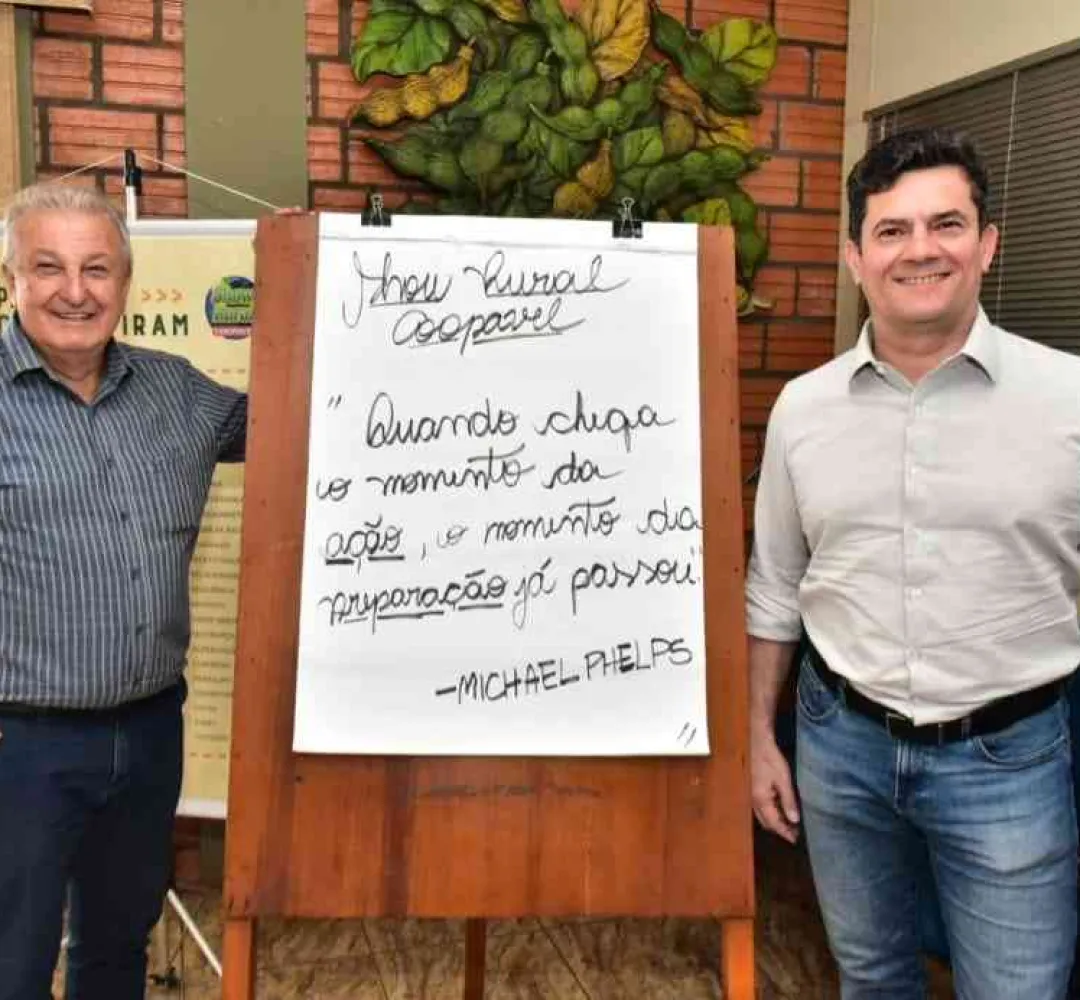 Sérgio Moro visita Show Rural Coopavel e destaca importância do agronegócio para a economia