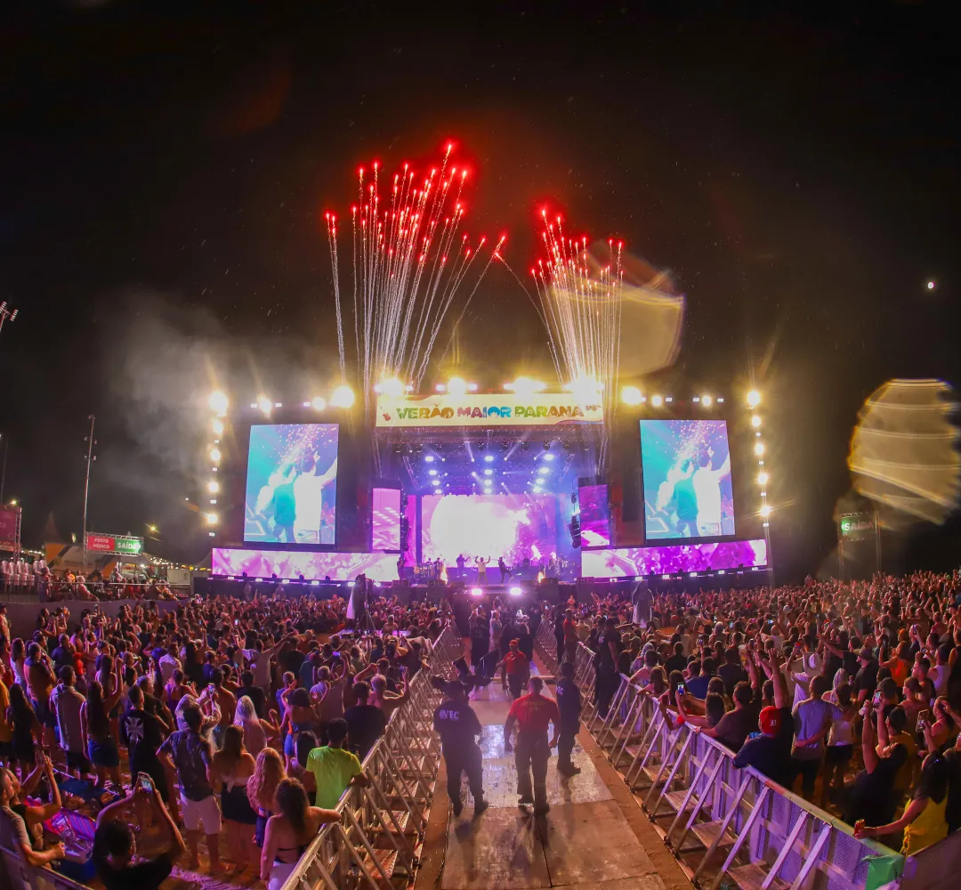 Shows do Verão Maior Paraná 2025 alcançam público recorde de 1,5 milhão de pessoas