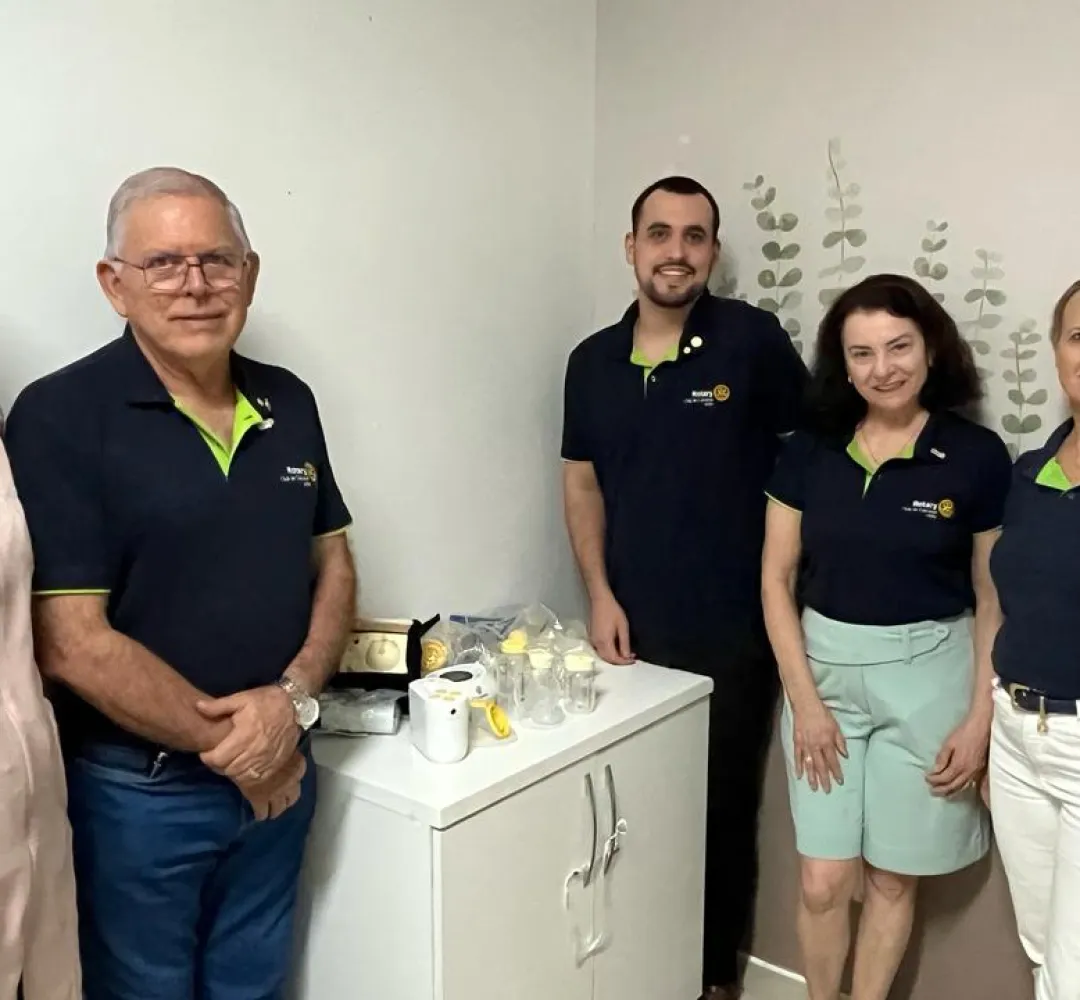 Rotary entrega reforma de salas de amamentação para Banco de Leite do Hospital Universitário