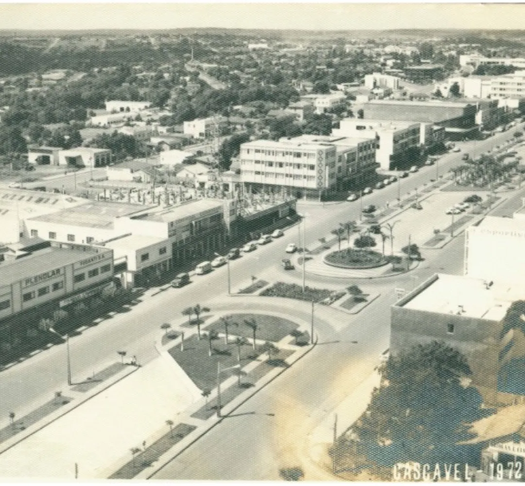 Saudade não tem idade: Vista panorâmica de Cascavel em 1972
