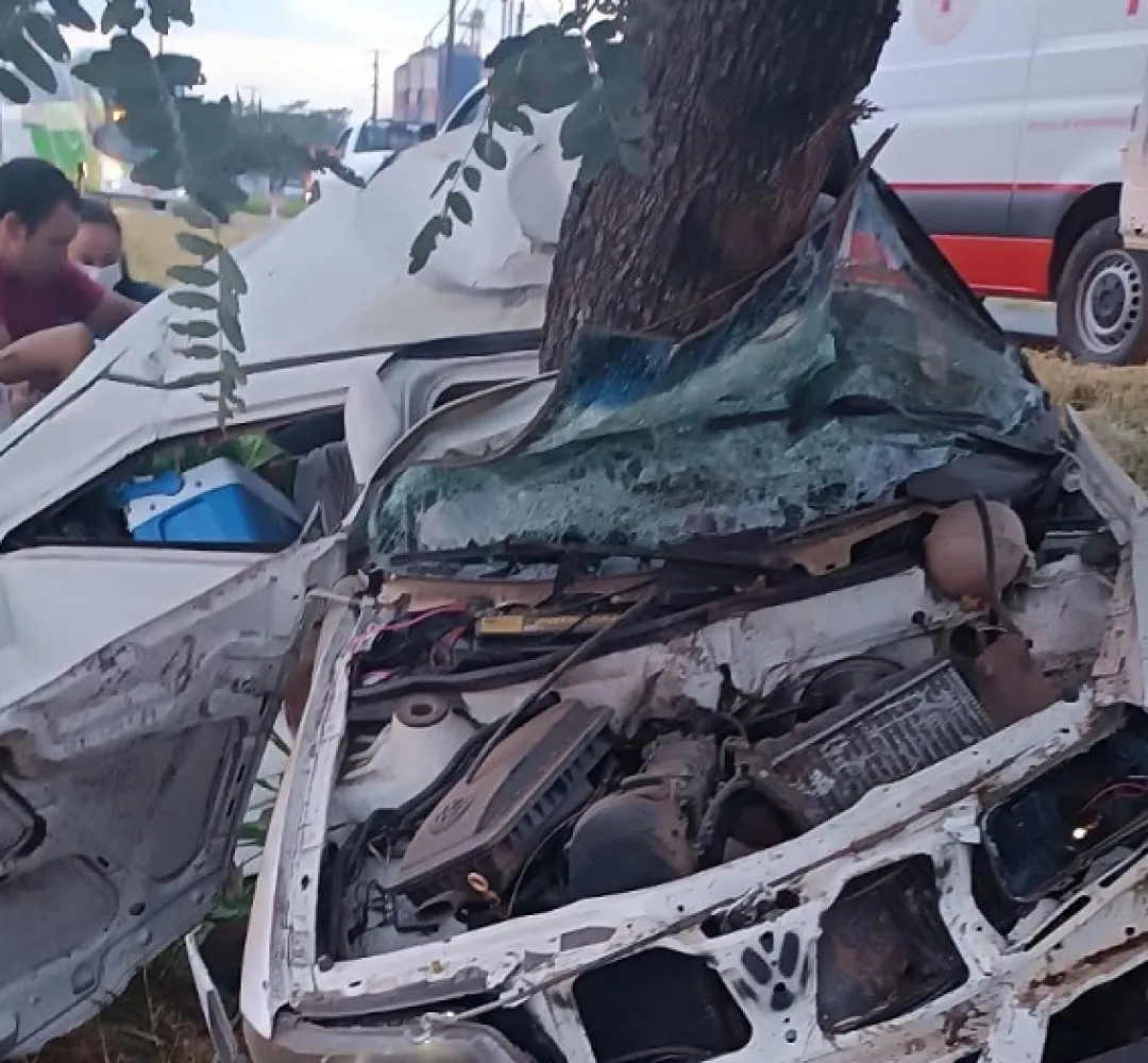 Grave acidente mata adolescente e deixa jovem gravemente ferido na BR-153