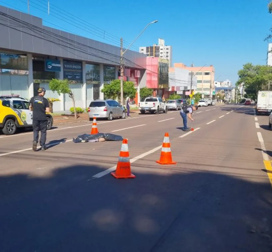 Idoso Cesário Loch morre atropelado em Cascavel