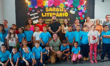 Secretaria de Educação promove o 1º Sarau Literário 2025 para alunos das escolas municipais