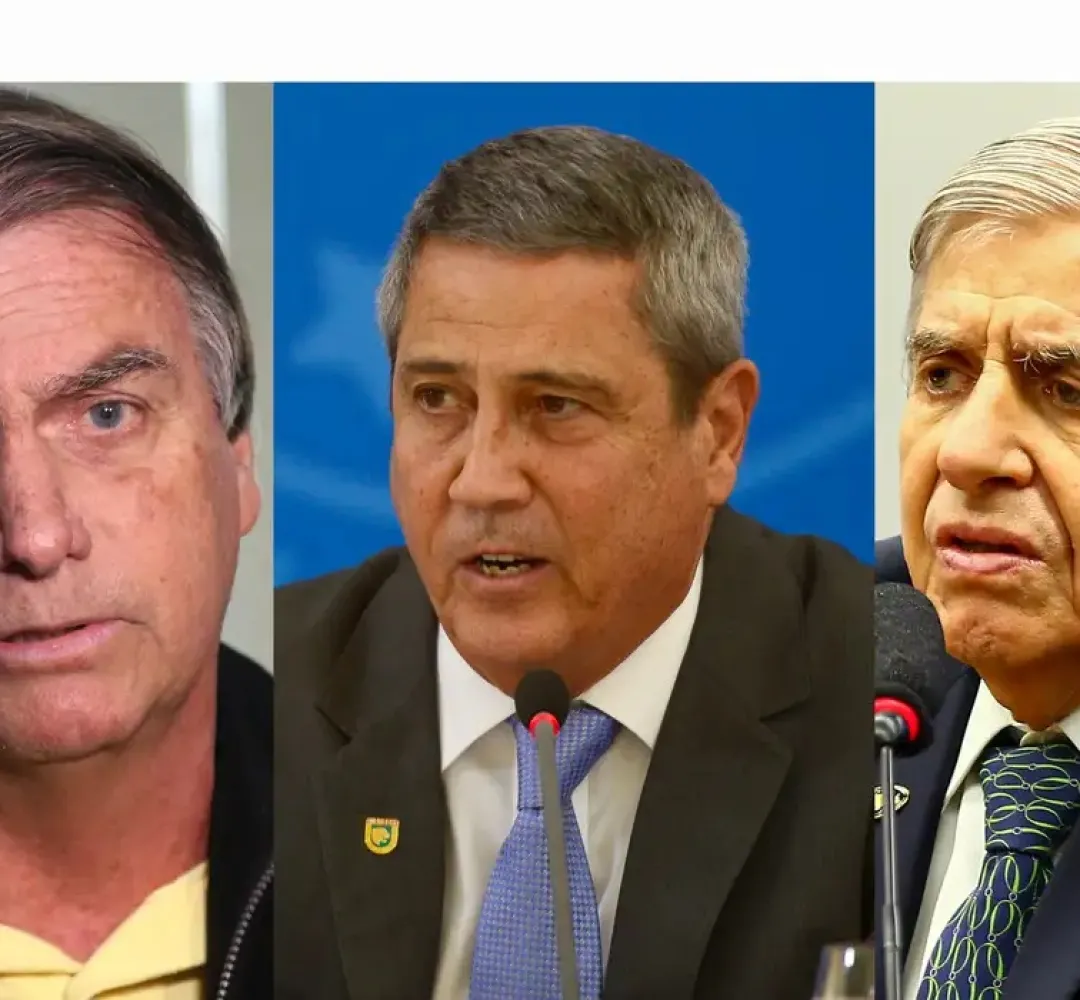 Bolsonaro, Braga e Heleno