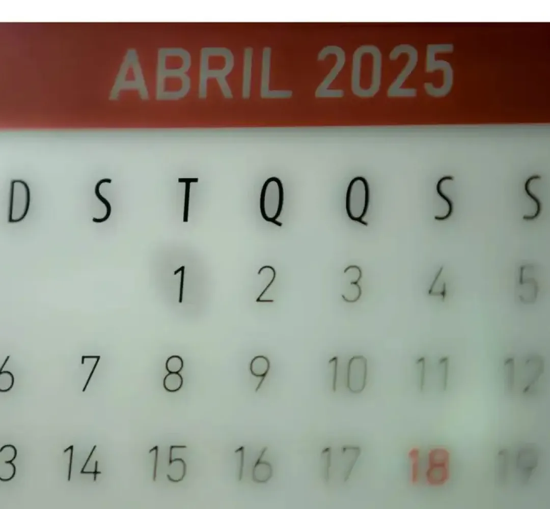 calendário abril