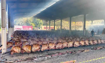 Festa do Trabalhador:   17 toneladas de carne deverão ser servidas neste ano, duas a mais que no ano passado