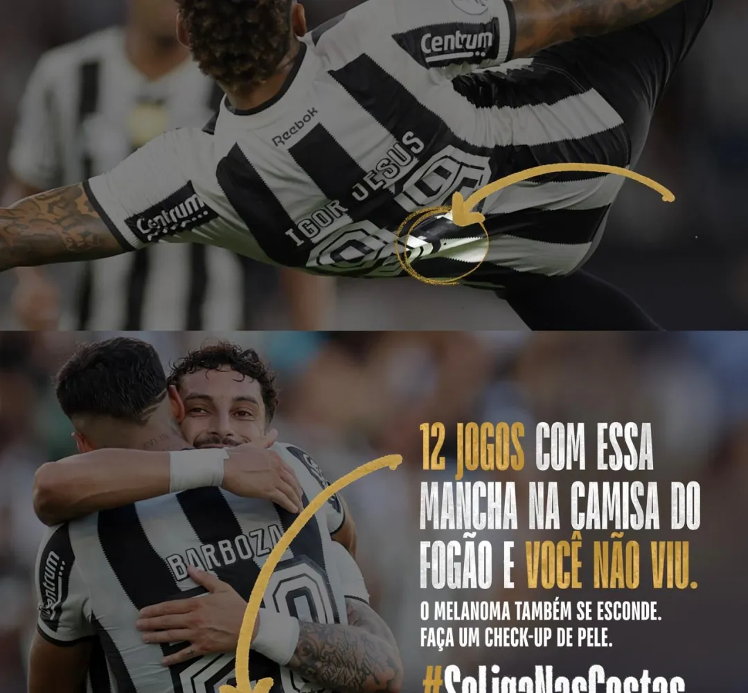 Mancha ficou por 12 jogos na camisa