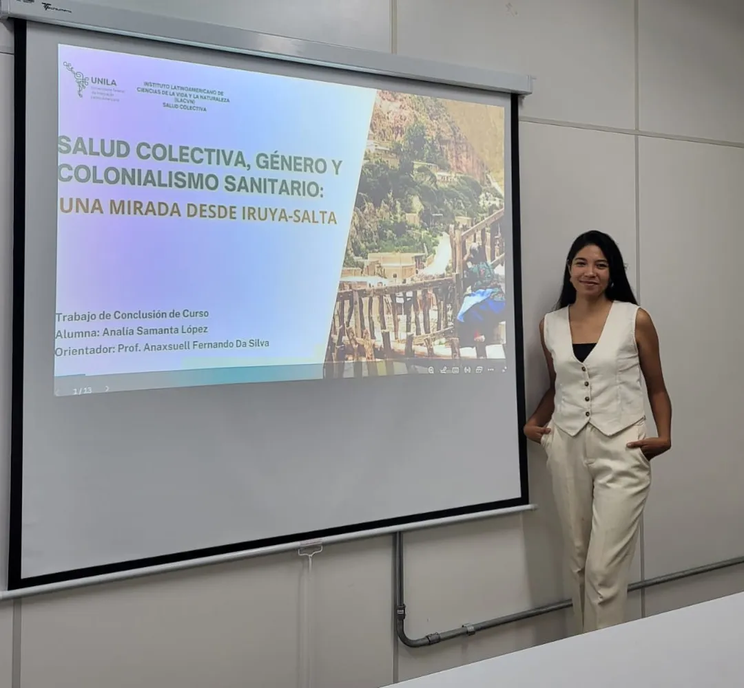 Analia Samanta López é uma das estudantes