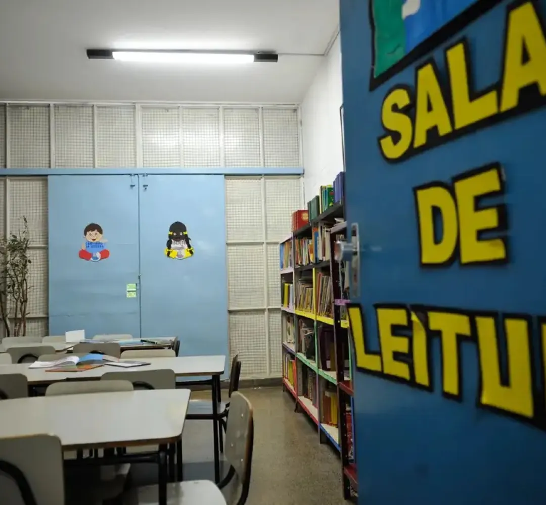 sala de leitura