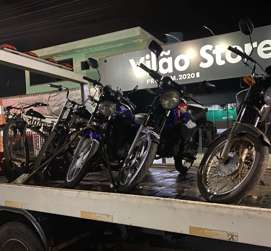 Motos apreendiddas